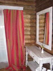 Bedroom - dressing table and french window